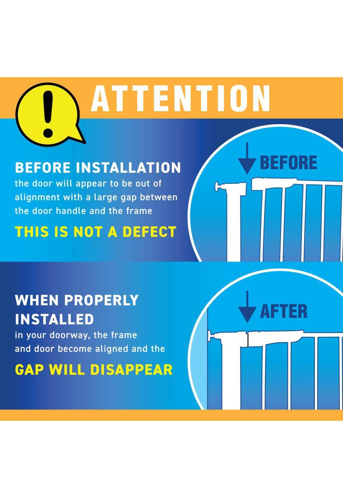 Puerta de Seguridad a presion Gateway® Pressure Plus (ancho 73,6cm - 93,9cm)-5