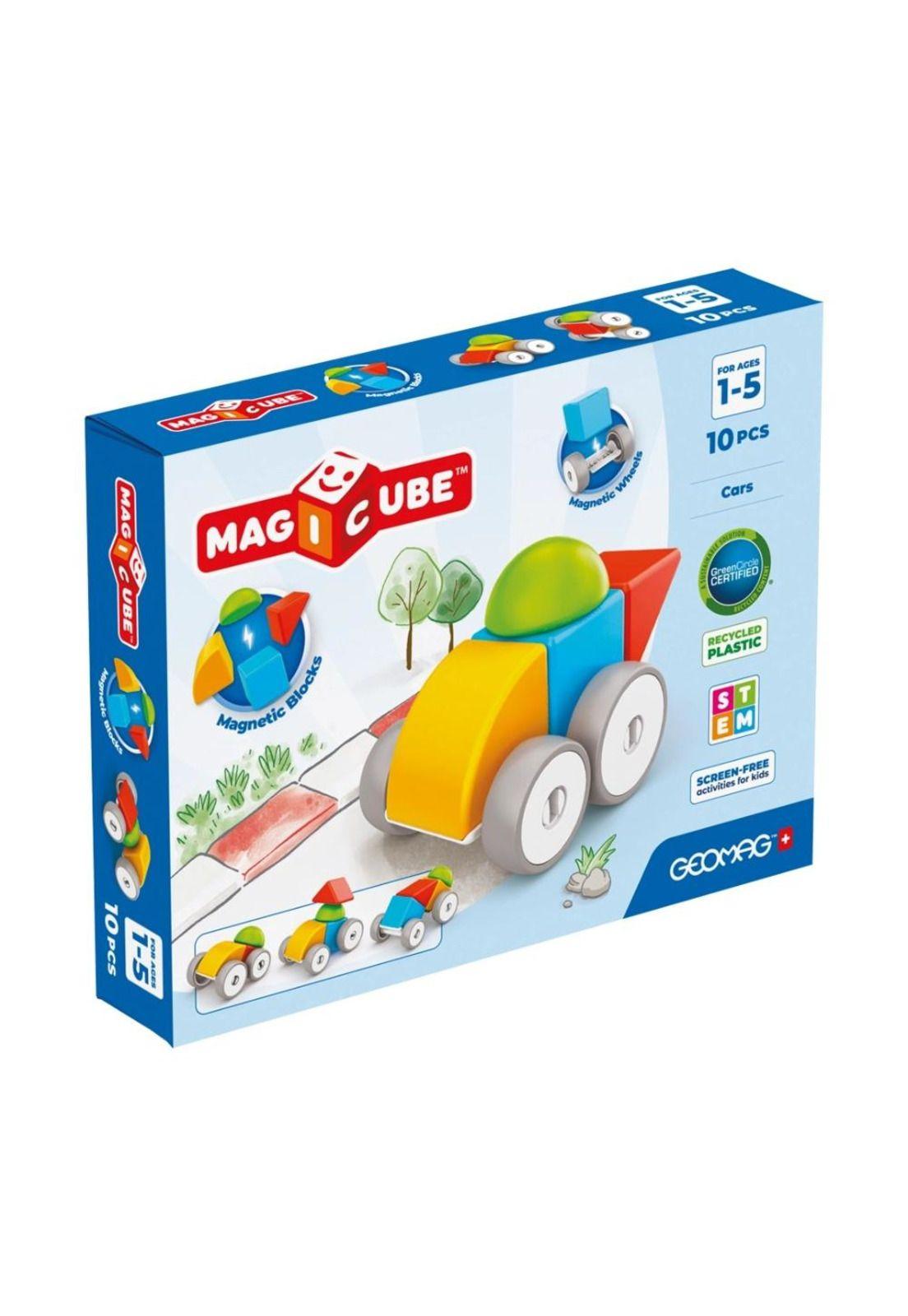 Cubos Magnéticos MAGICUBE Autos (10 piezas)-0