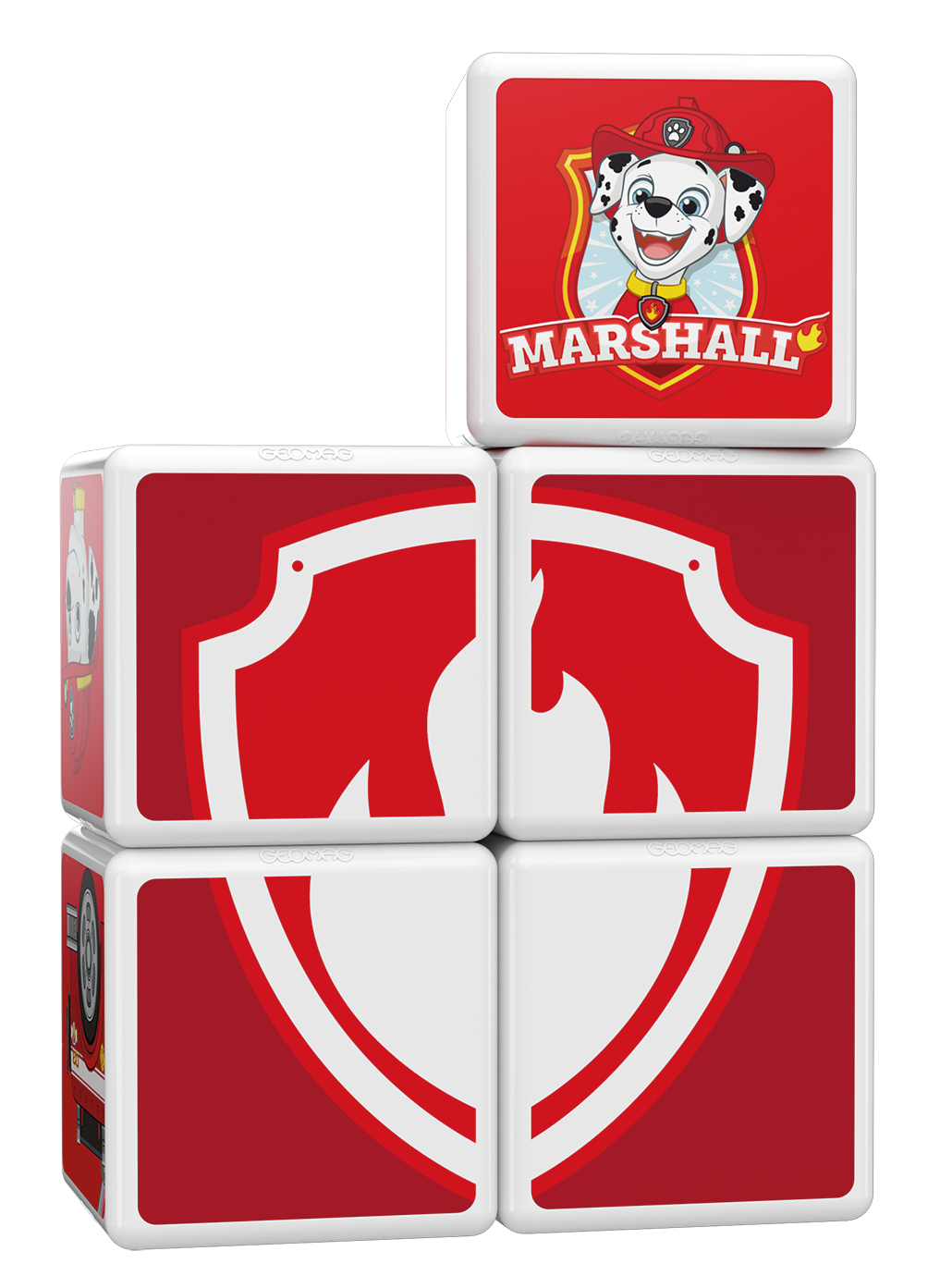 Cubos Magnéticos Paw Patrol-Camión Bomberos-4