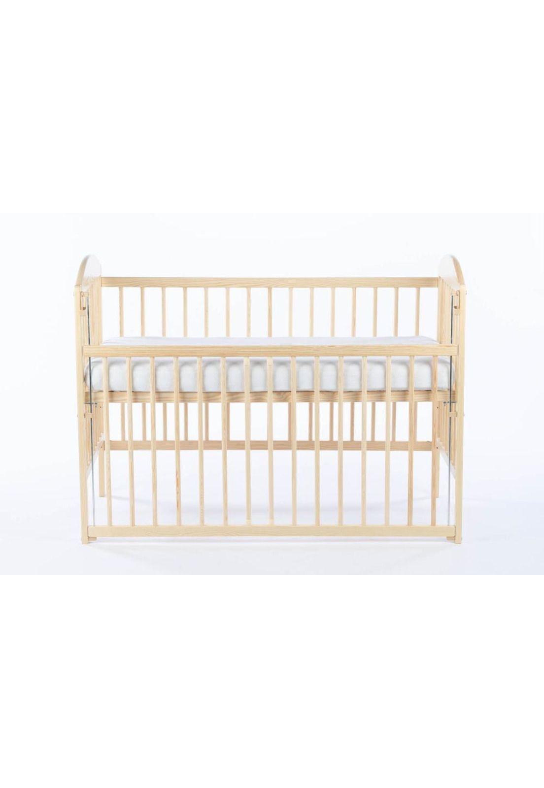Cuna KUBA Lateral Ajustable (120 x 60) - Pino Natural-6