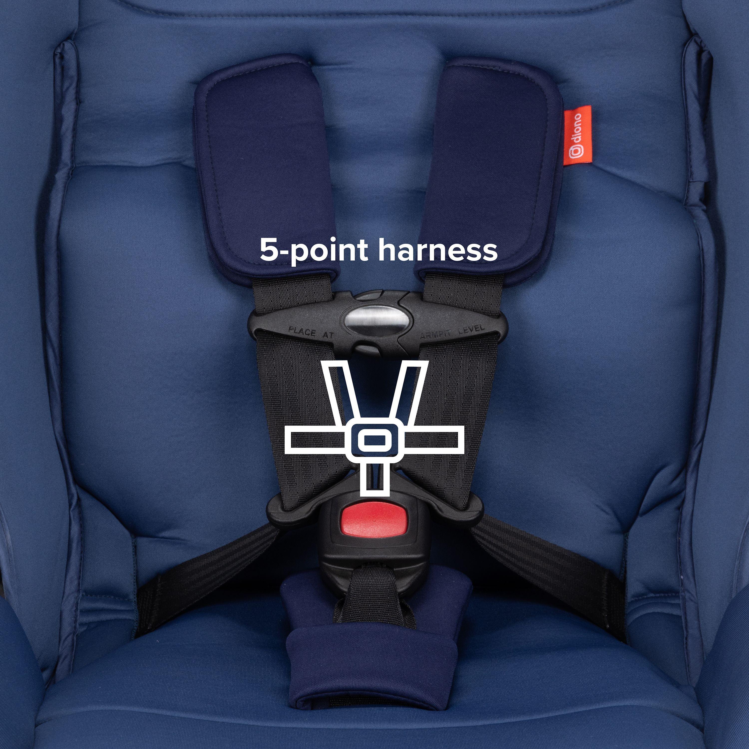 Silla de Auto Convertible Diono Radian® 3R Edición Limitada (Oleada Azul)-4