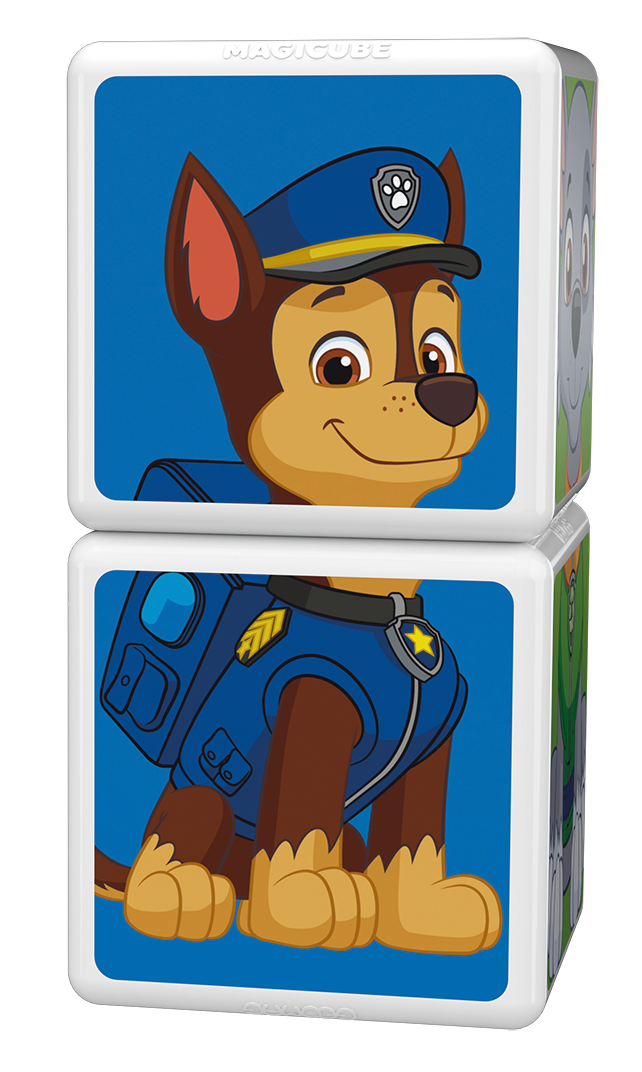 Cubos Magnéticos Paw Patrol-Chase-Skye-Rocky 3 U-2