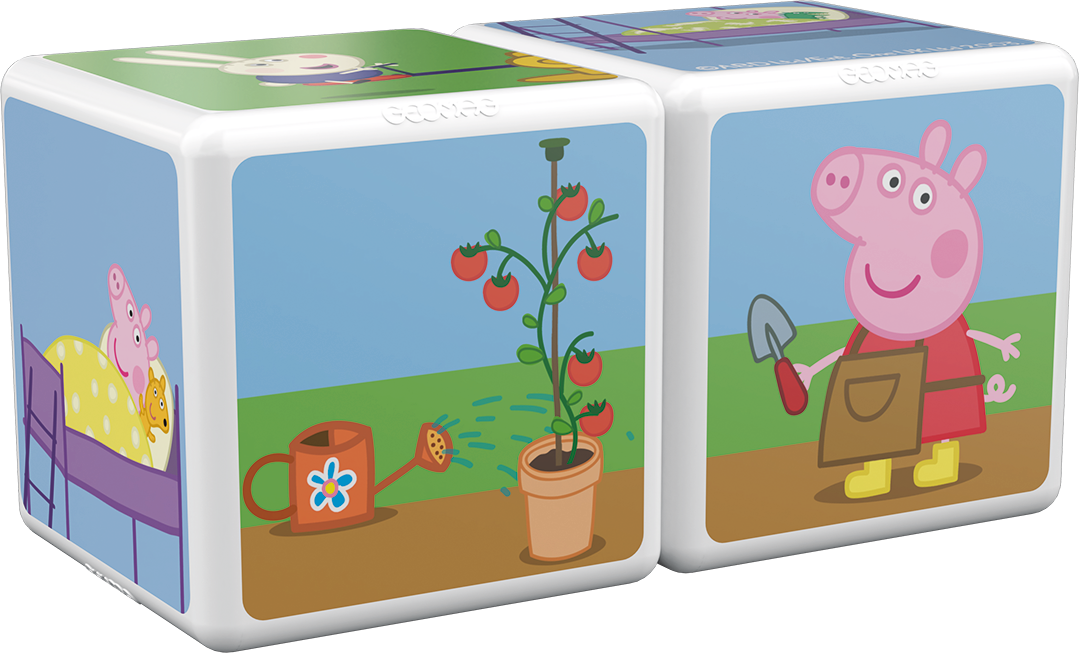 Cubos Magnéticos Peppa Pig-Un dia con Peppa 2 U-2