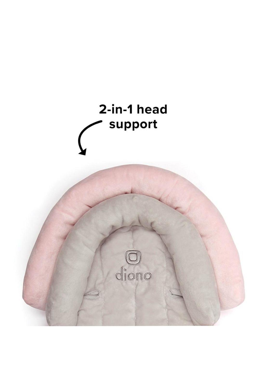 Almohada y Apoya Cabeza para Bebé - Rosado-5
