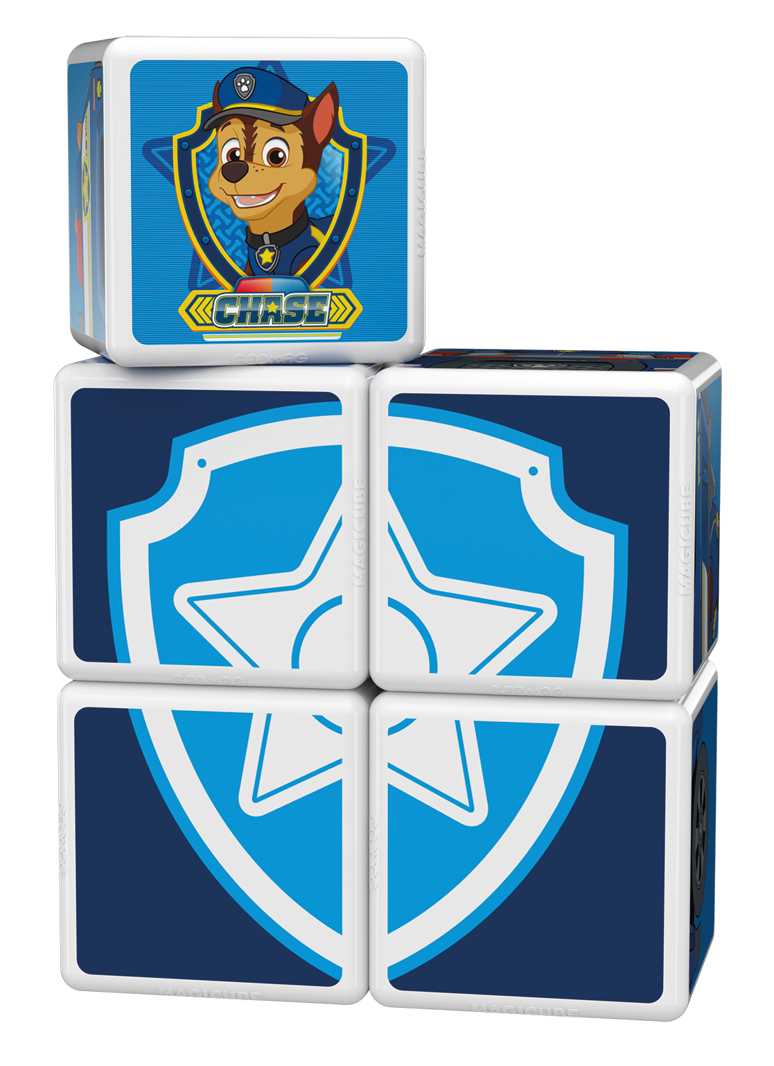 Cubos Magnéticos Paw Patrol-Auto de Policía Chase-5