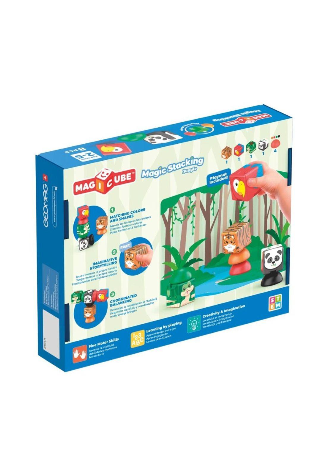 Cubos Magnéticos MAGICUBE Jungla (8 piezas)-5
