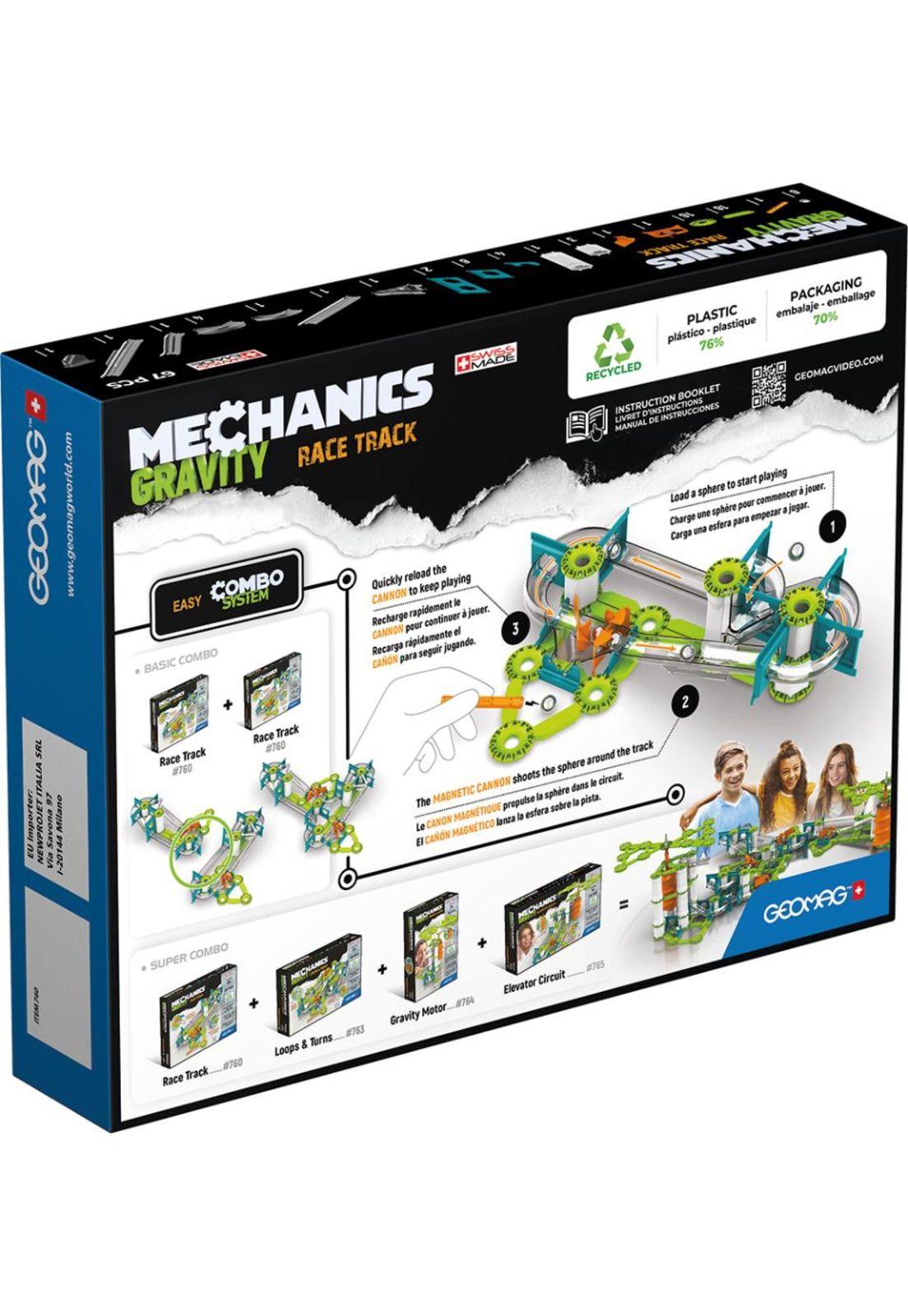 Juego de Creacion Magnético Mechanics Gravity Pista (67 piezas)-3