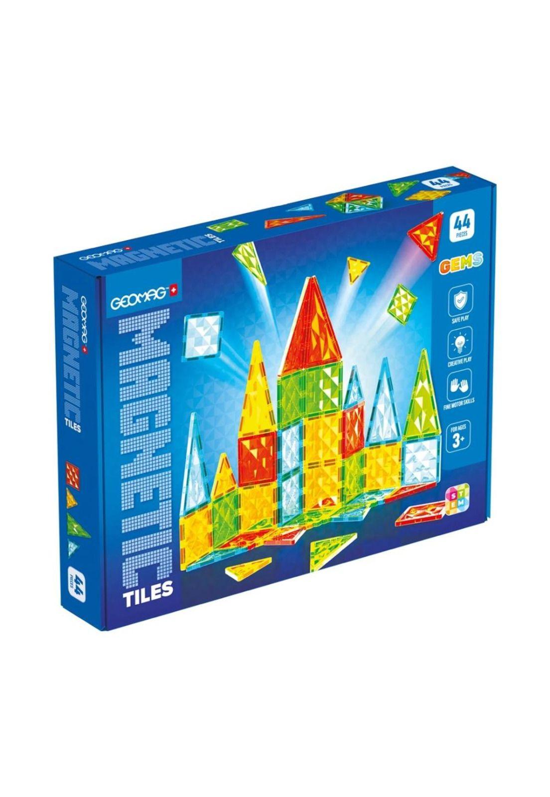 Juego de Creacion Magnético Tiles Gems (44 piezas)-0