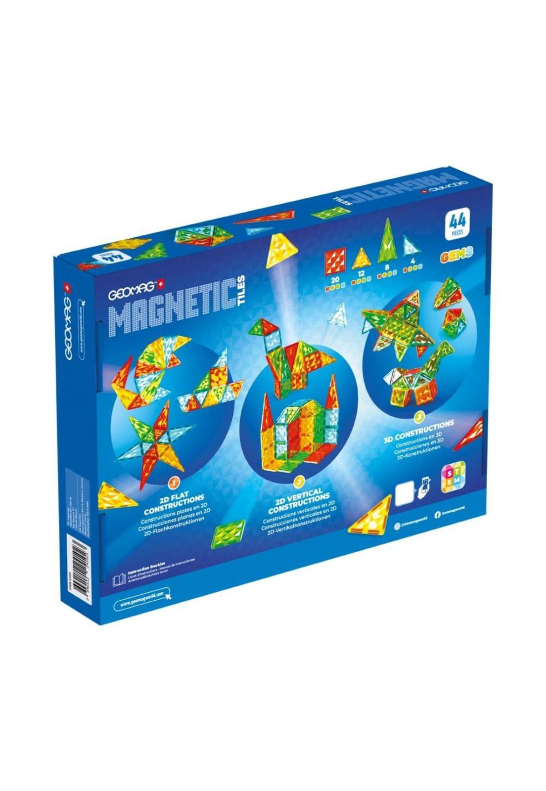 Juego de Creacion Magnético Tiles Gems (44 piezas)-5