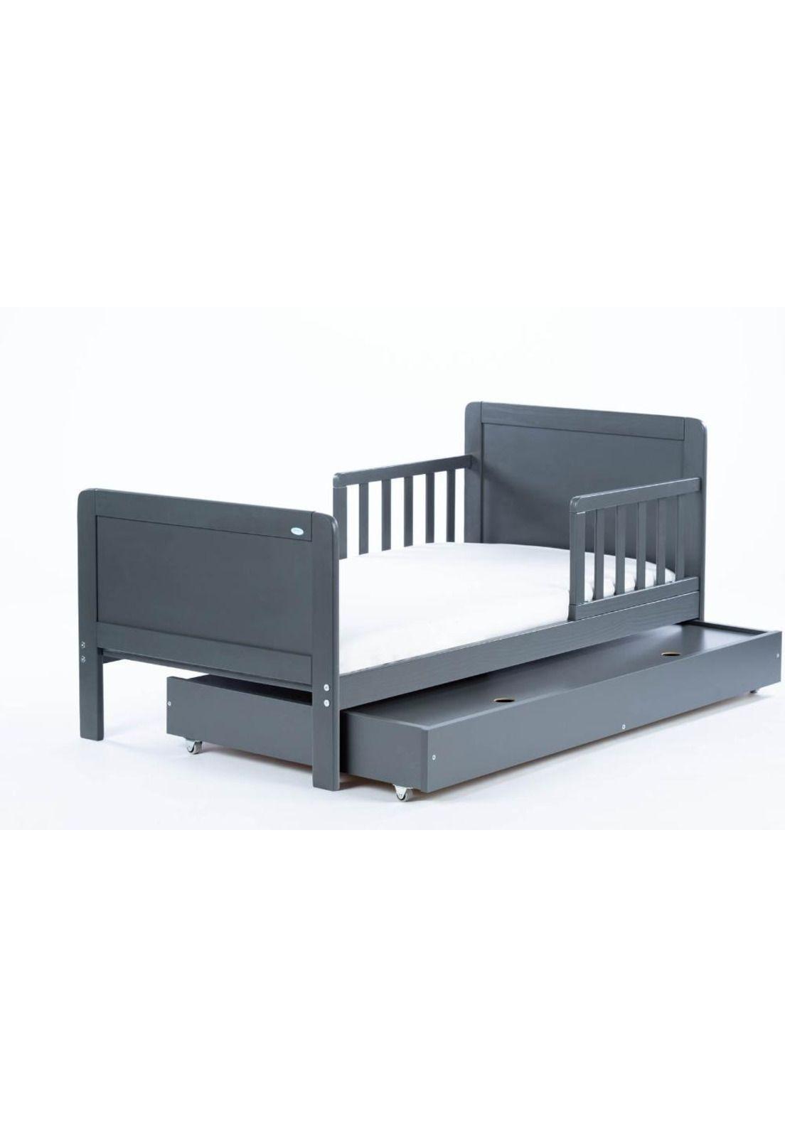 Cama Montessori de Transición con Cajonera OLEX (140 x 70) - Gris-2