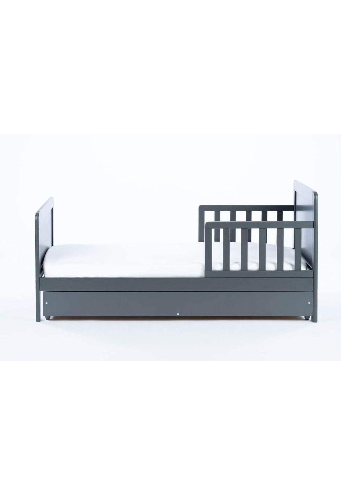Cama Montessori de Transición con Cajonera OLEX (140 x 70) - Gris-3