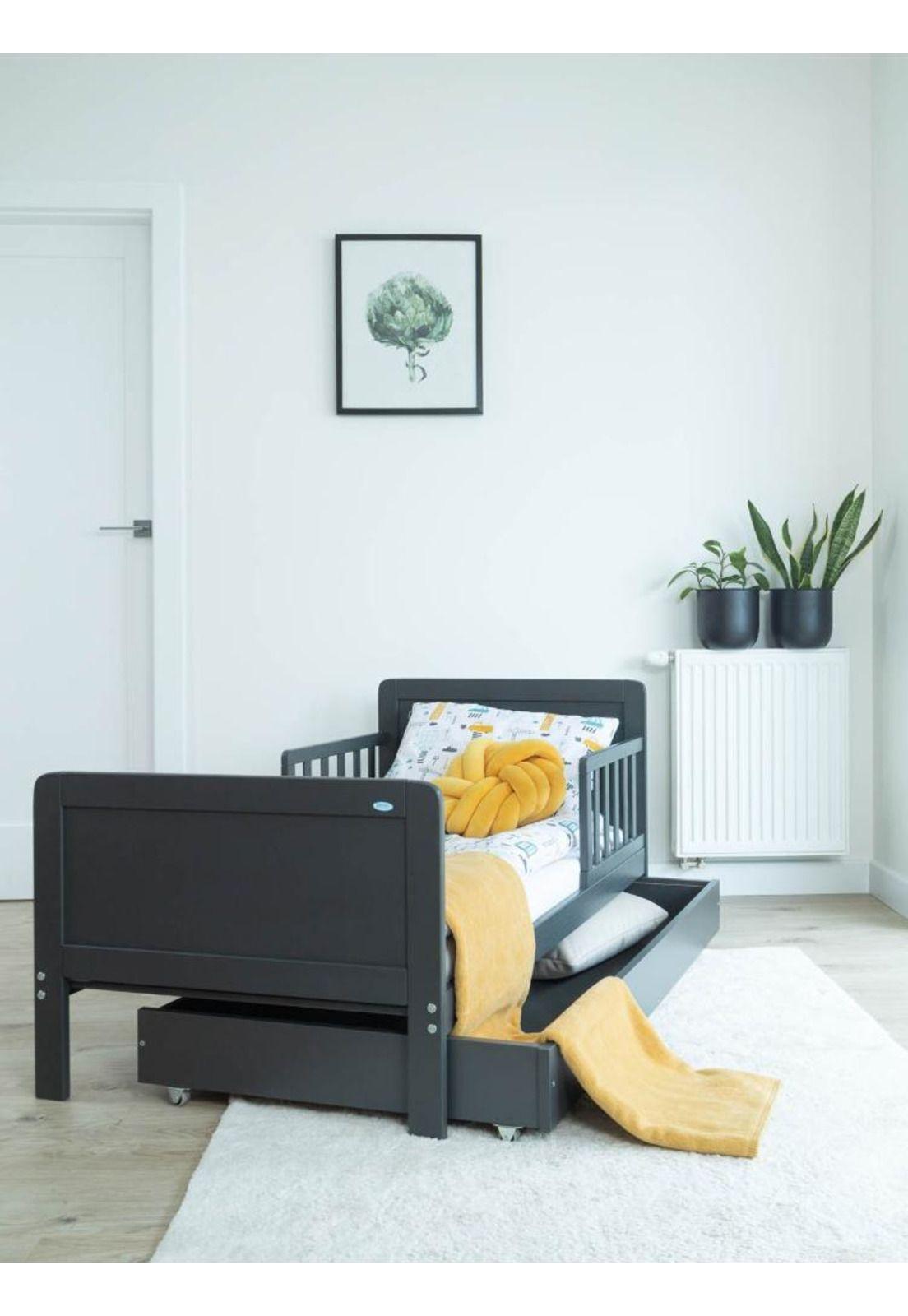 Cama Montessori de Transición con Cajonera OLEX (140 x 70) - Gris-4