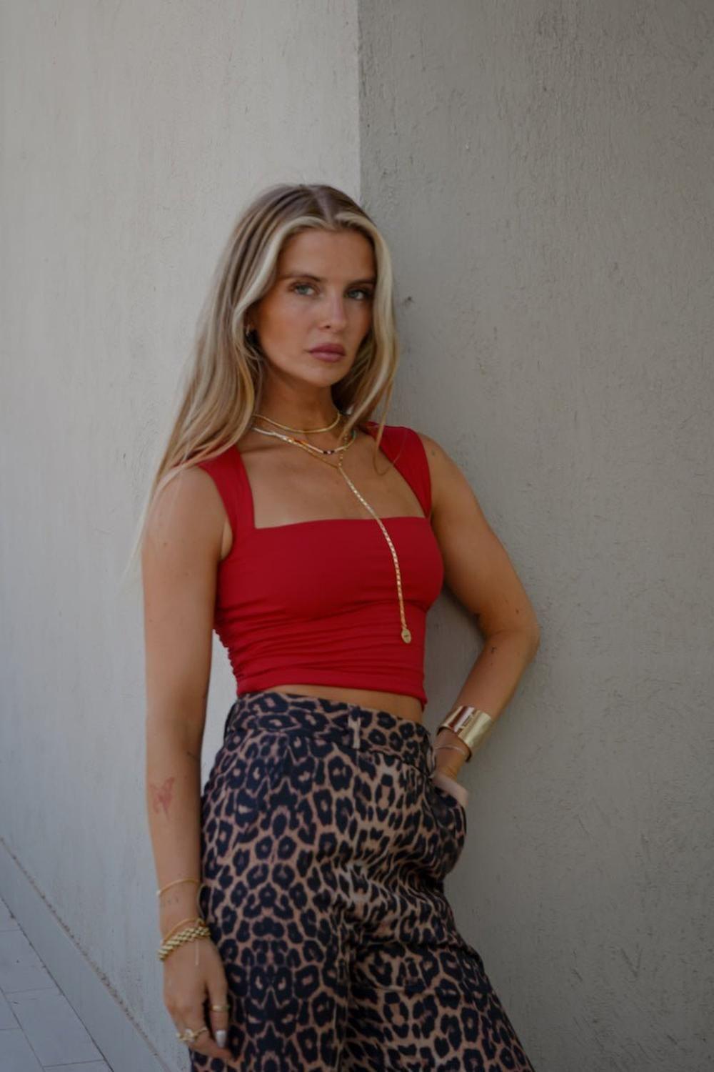 ISABELLA TOP ROJO-3
