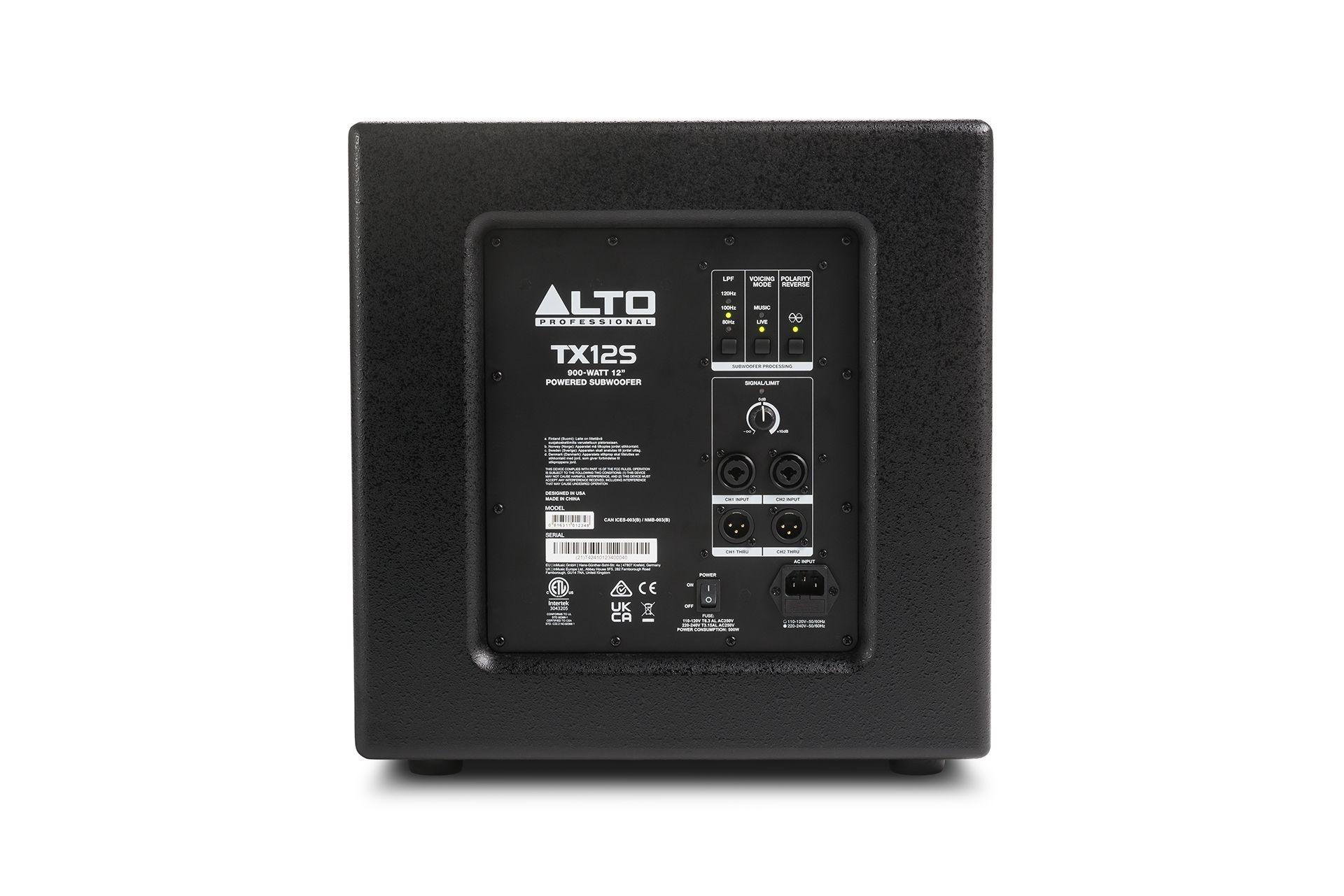Sub Bajo Activo TX12S 12" 900W Alto Professional-3