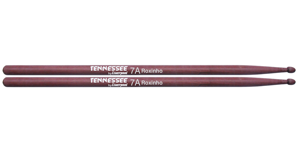 Baquetas Liverpool Tennessee Roxinho 7A punta Madera TN-ROX-7AM-1