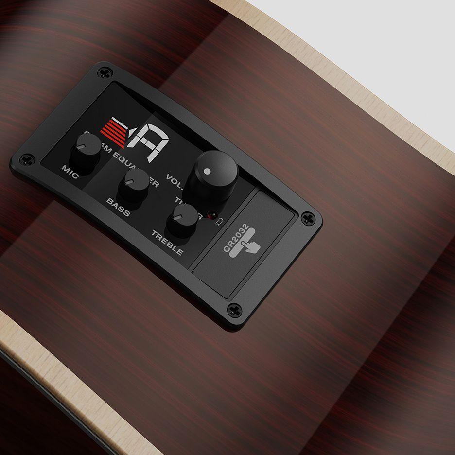 Ecualizador Activo Cherub para Guitarra Electroacústica GS-4M-1