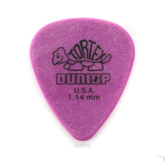 Set de Uñetas Dunlop Tortex Moradas 1.14mm -0