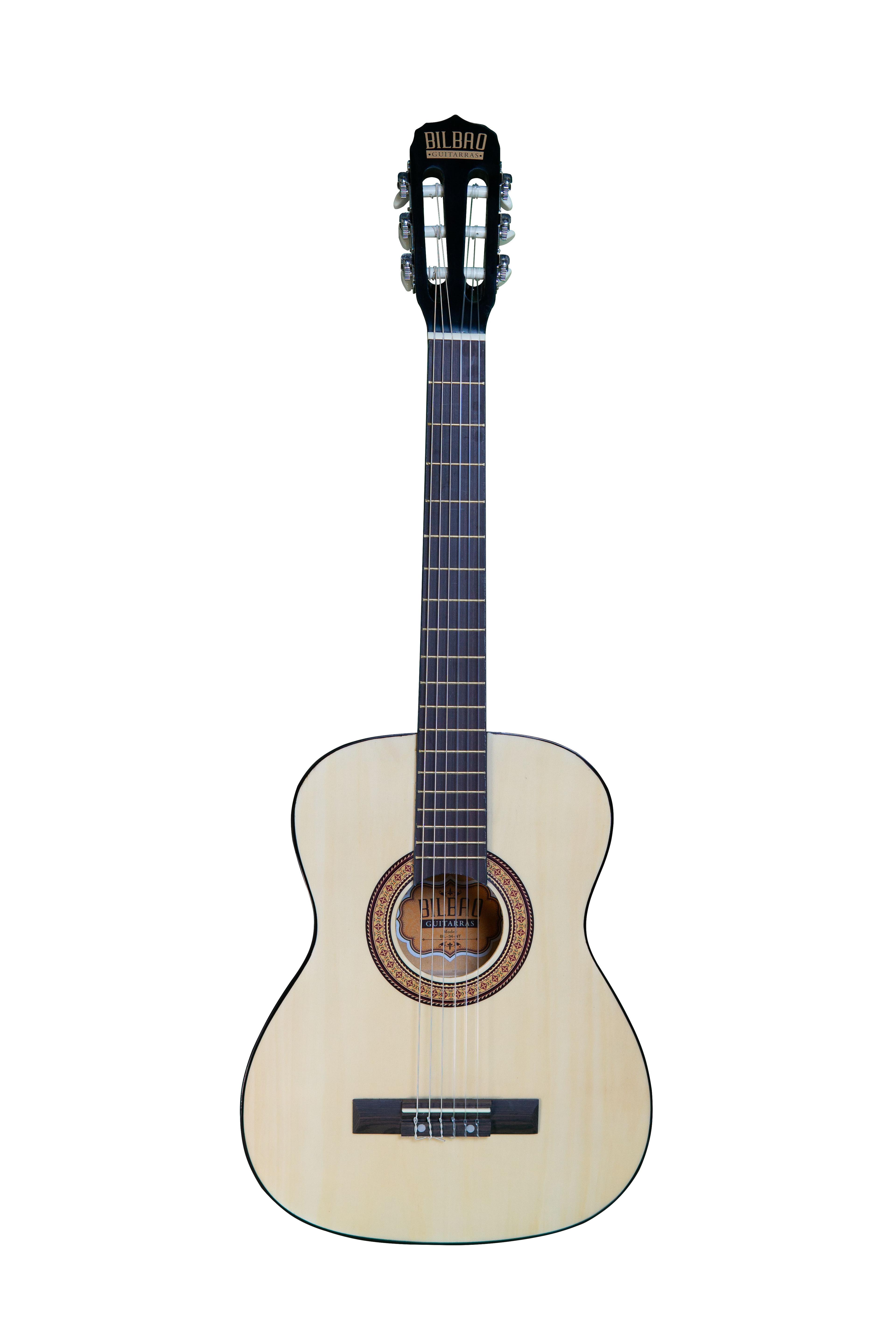 Guitarra Clásica 3/4 Bilbao BIL-34-NT + Funda-1