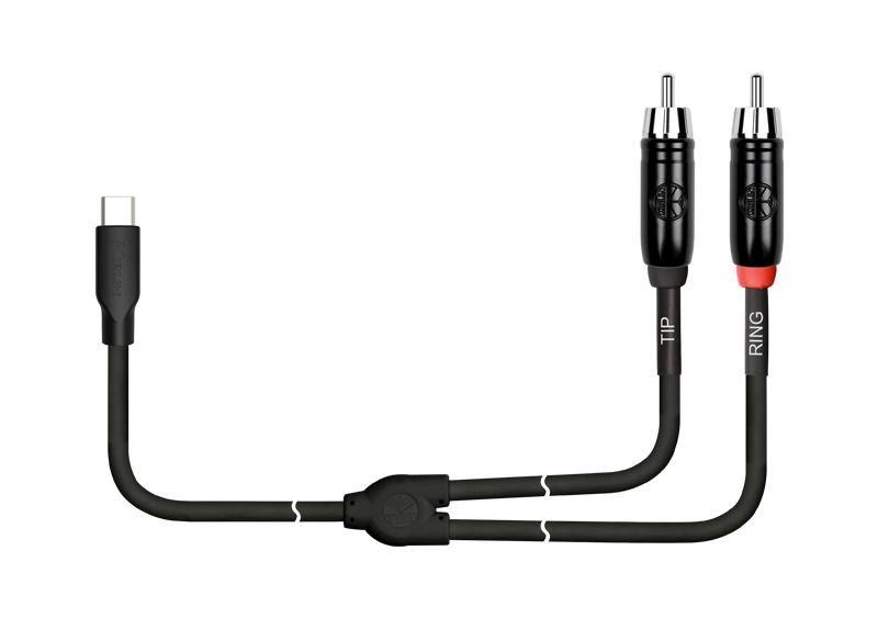 Cable USB-C a RCA 3M UY-C-394B-3 Kirlin-2