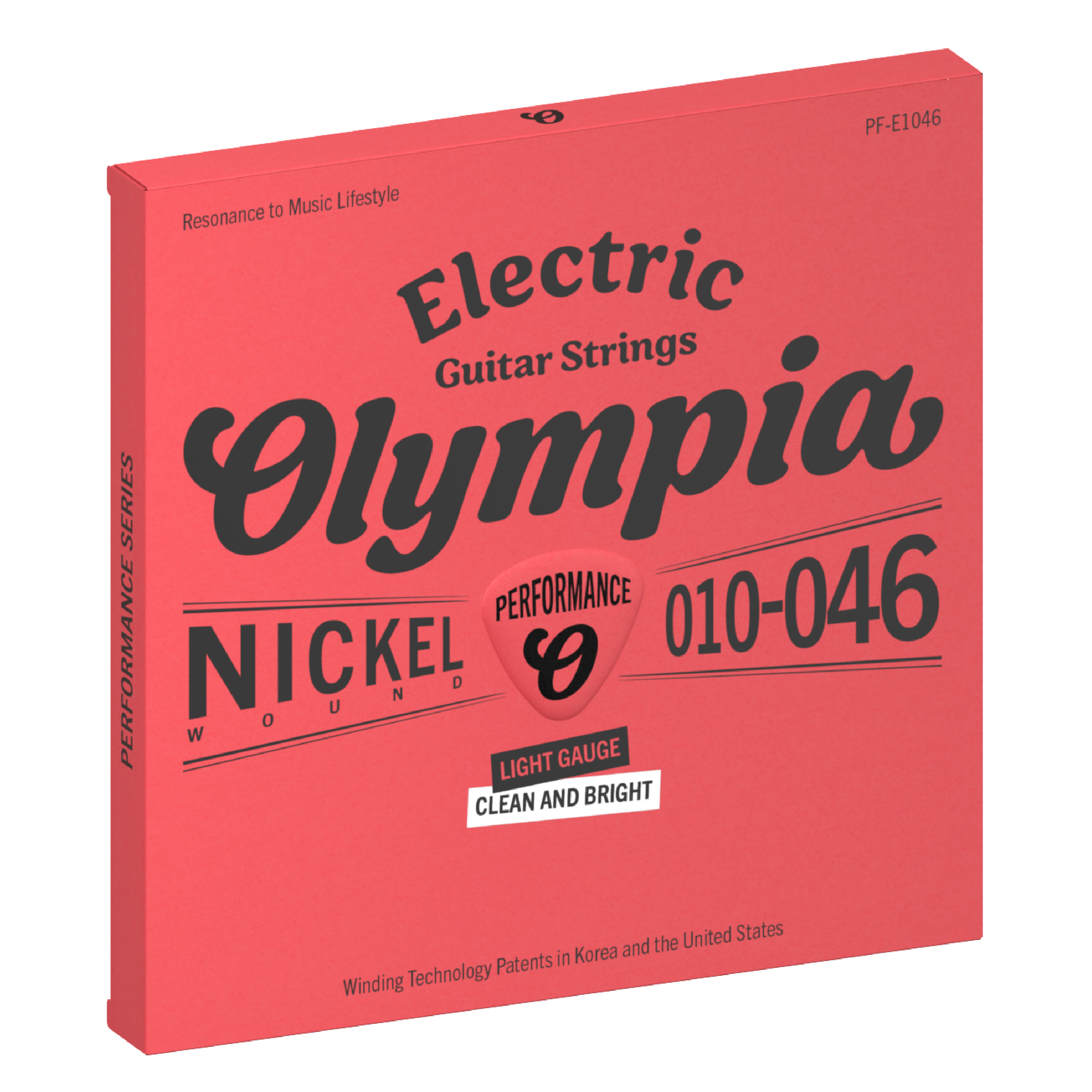 Set Cuerdas guitarra eléctrica 010-046 PF-E1046 Olympia-0