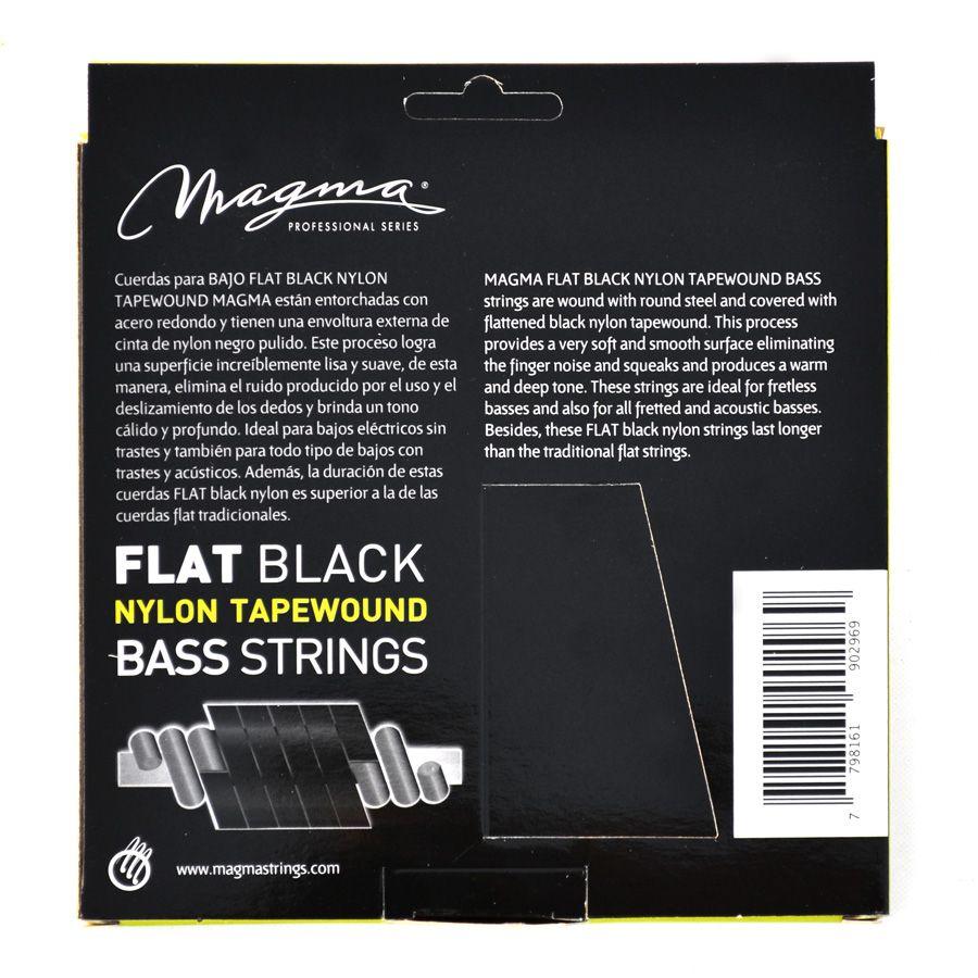 Set de Cuerdas Bajo Eléctrico Flat BE400NB Magma-1