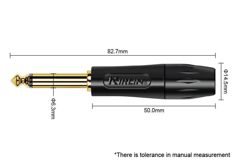 Cable Instrumento Premium 6M Rojo IWB-201BF-6-WBR Kirlin-3