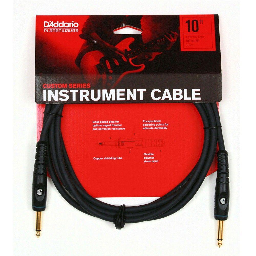 Cable instrumento TS-1/4¨ 3mts. PW-G-10 PW Daddario-1