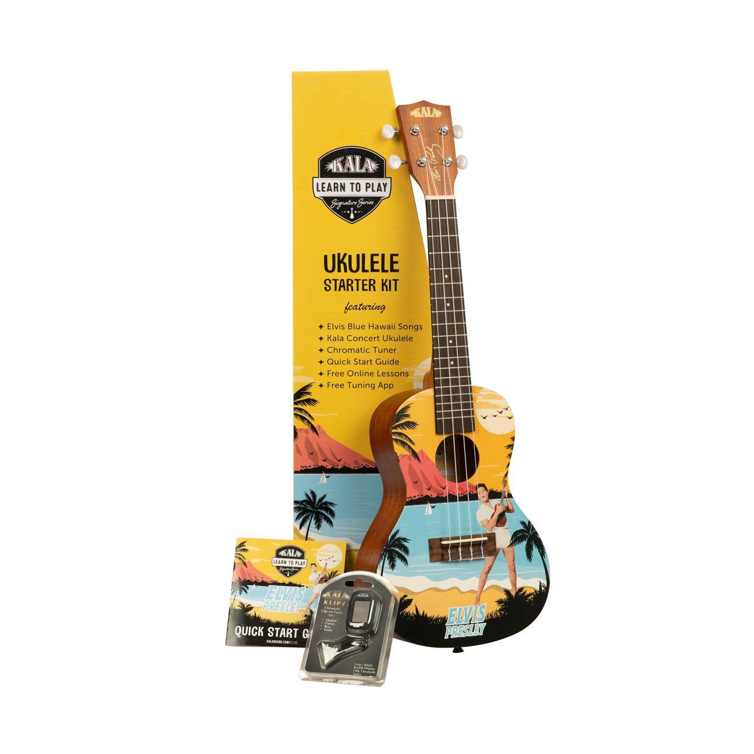 Ukelele Concierto Kala Elvis Blue Hawaii Kala-Ltp-C-Ebh-0