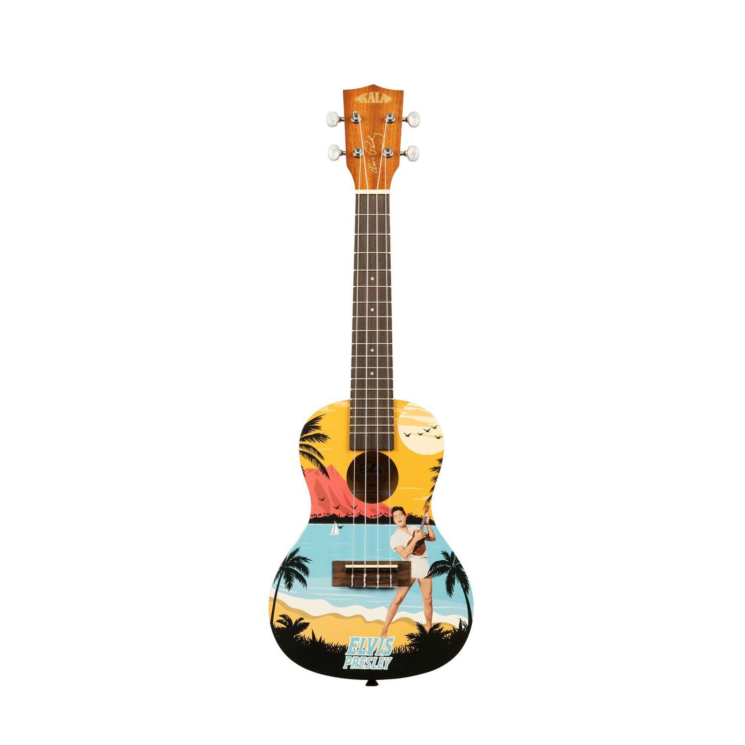 Ukelele Concierto Kala Elvis Blue Hawaii Kala-Ltp-C-Ebh-1