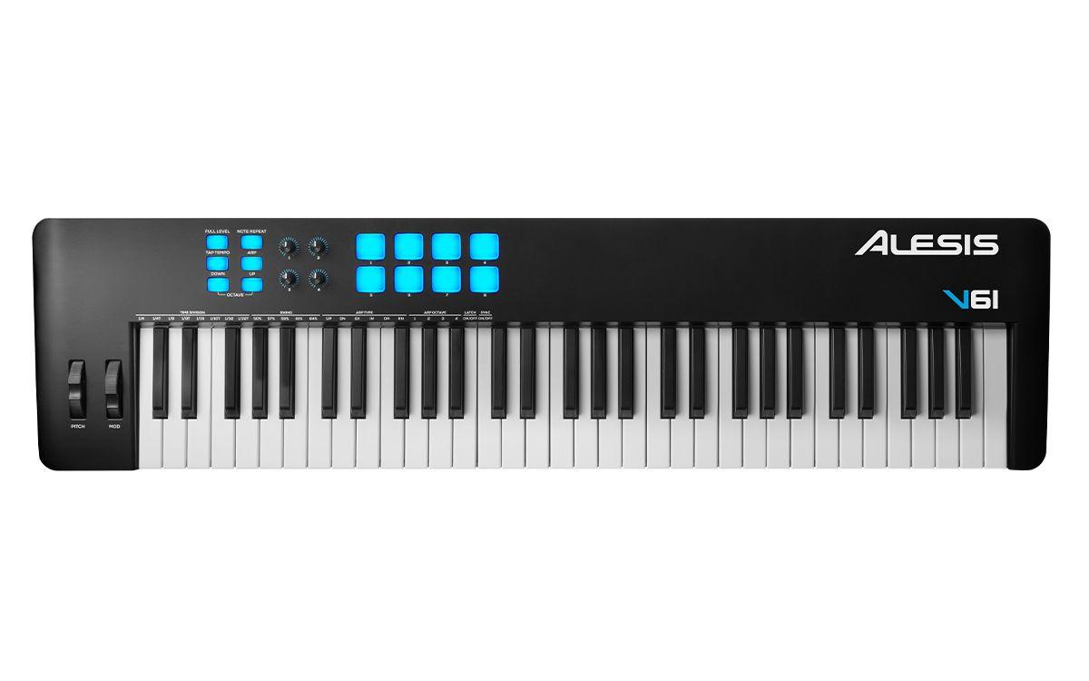 Controlador Midi 61 Teclas V61 MKII Alesis-3