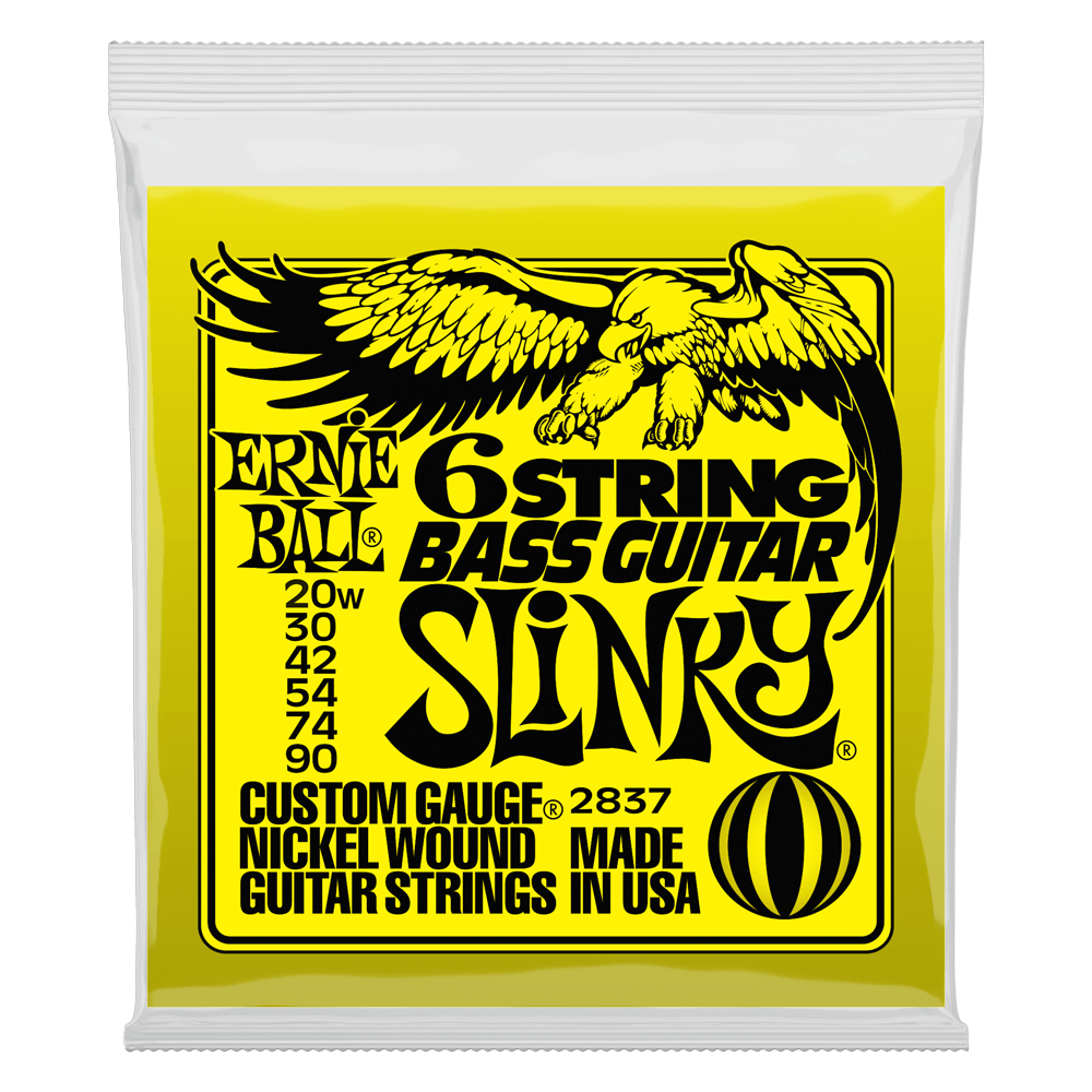 Cuerdas Bajo Eléctrico de 6 Slinky 20w-90 Ernie Ball 2837-0