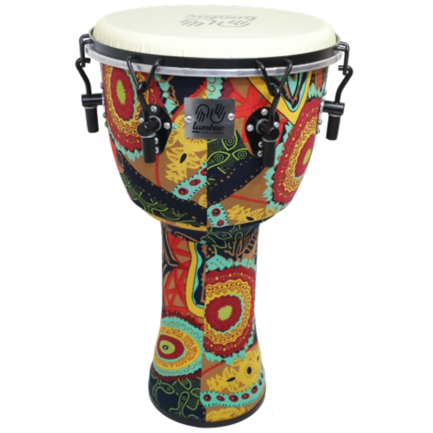 Djembe Abs 12'' de tela con afinador Tumbao  -0
