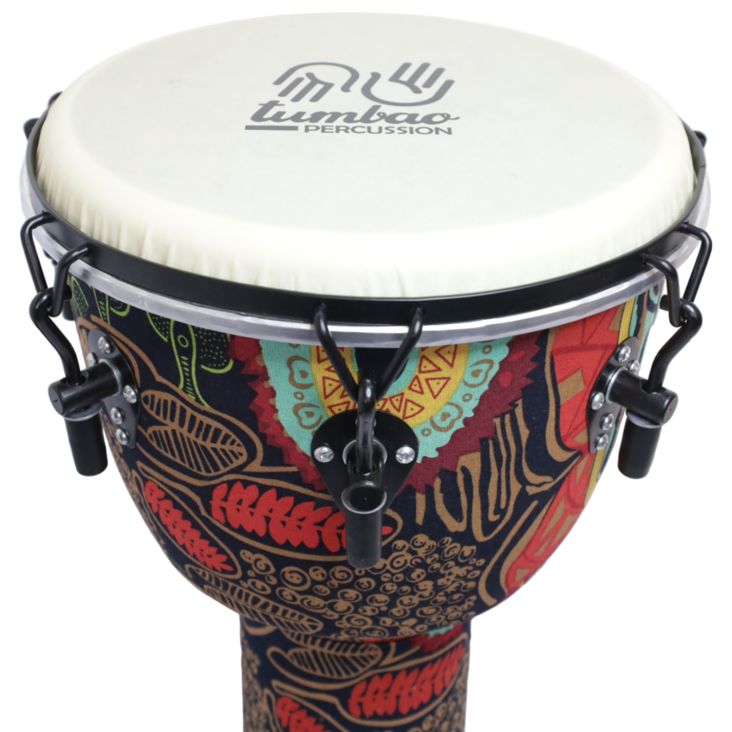 Djembe Abs 12'' de tela con afinador Tumbao  -1