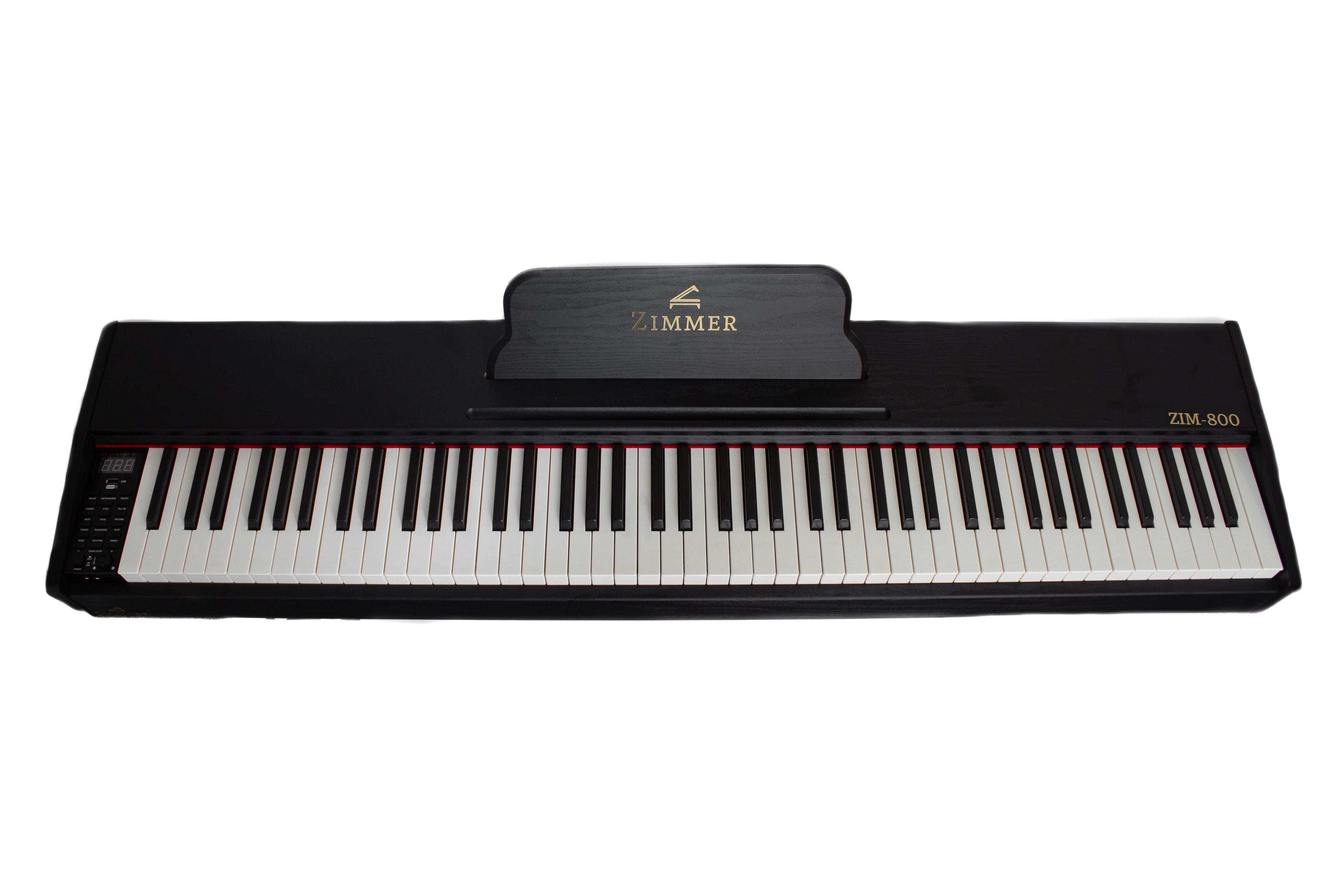 Piano Digital Portable Zimmer Negro ZIM-800-BK-3