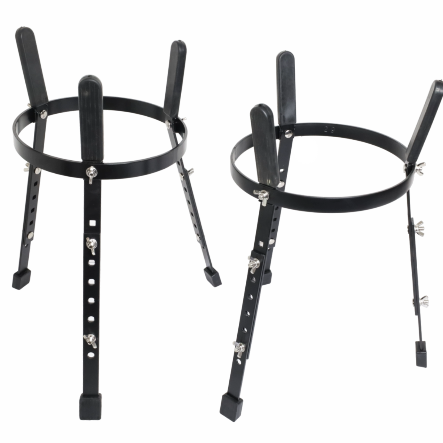 Set conga 11.75 & 12.5xH30'' café oscuro + stand-2