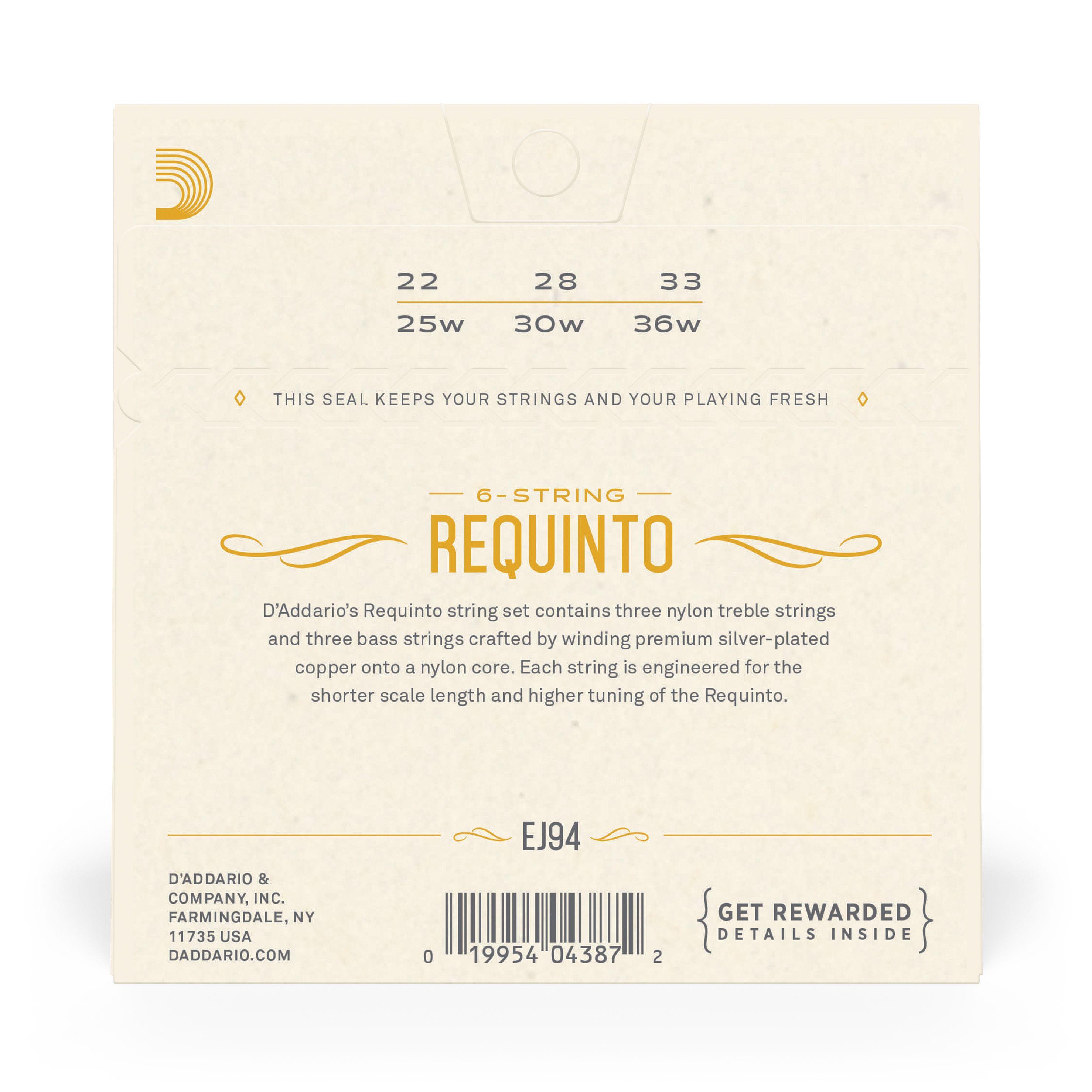 Set de Cuerdas Requinto EJ94 Daddario-2