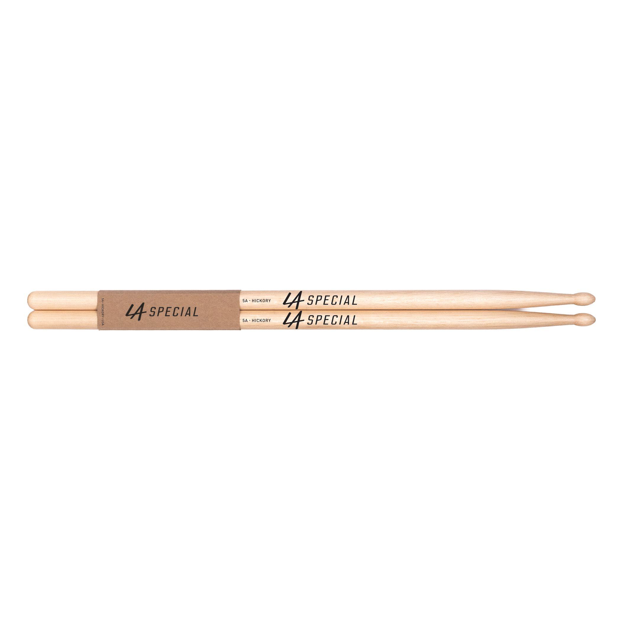 Baquetas 5A Madera LA Spec LA Logo Pro Mark-0