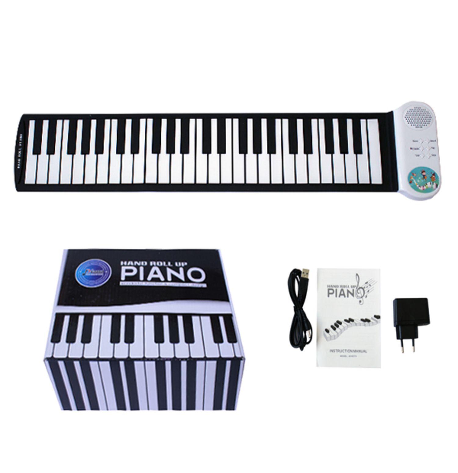Piano Eléctrico Portátil Flexible 49 Teclas Allegro All-K49-4