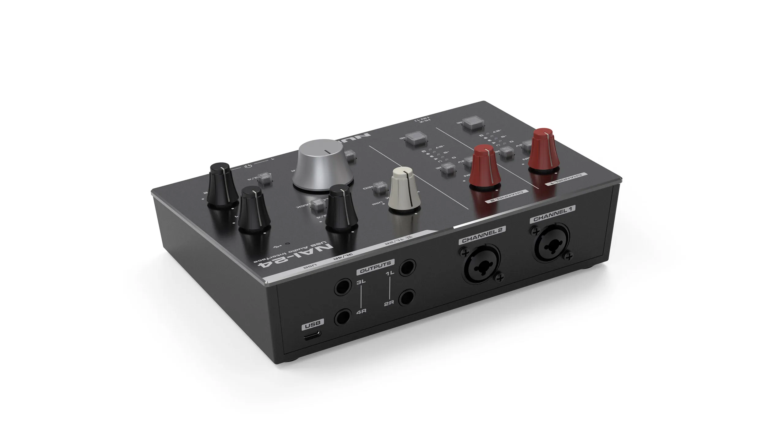 Consola Podcast Multipista Portátil 2 canales NAI-24 Nux-2