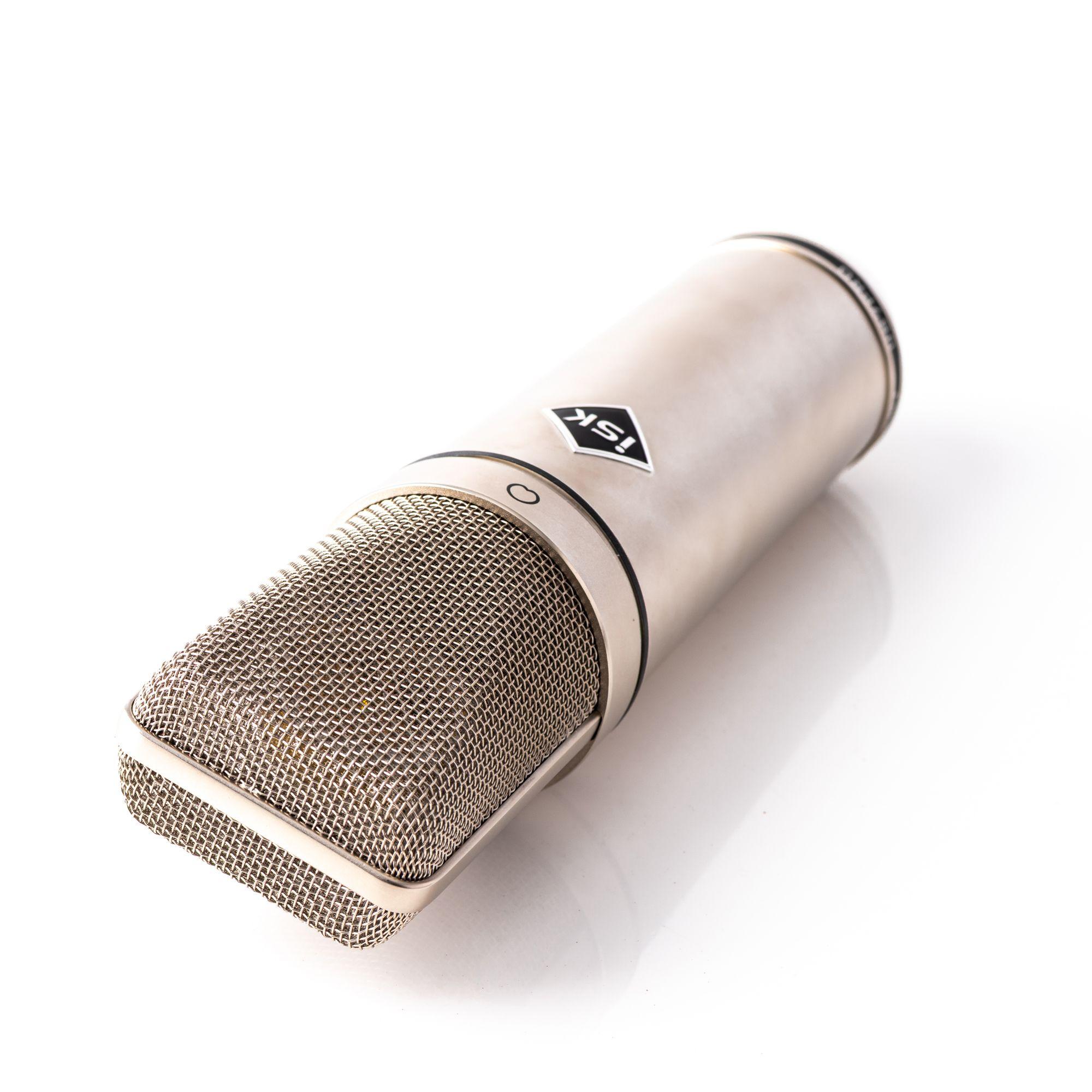 Microfono condensador unidireccional + soporte U87PRO ISK-2