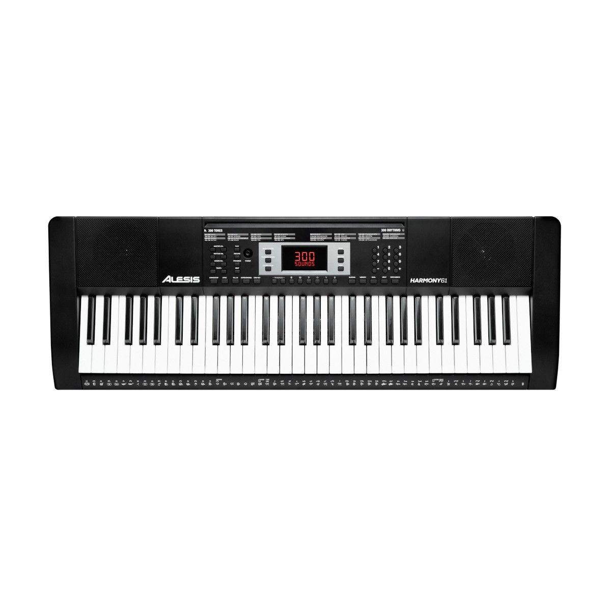 Pack Teclado+Sillín+Atril Y Micrófono Harmony 61 MK3 Alesis-2