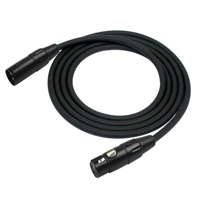 Cable Para Micrófono Kirlin Negro 10Mts Mpc-470Pb-10-2