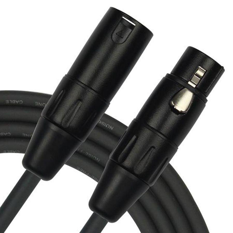 Cable Para Micrófono Kirlin Negro 10Mts Mpc-470Pb-10-3