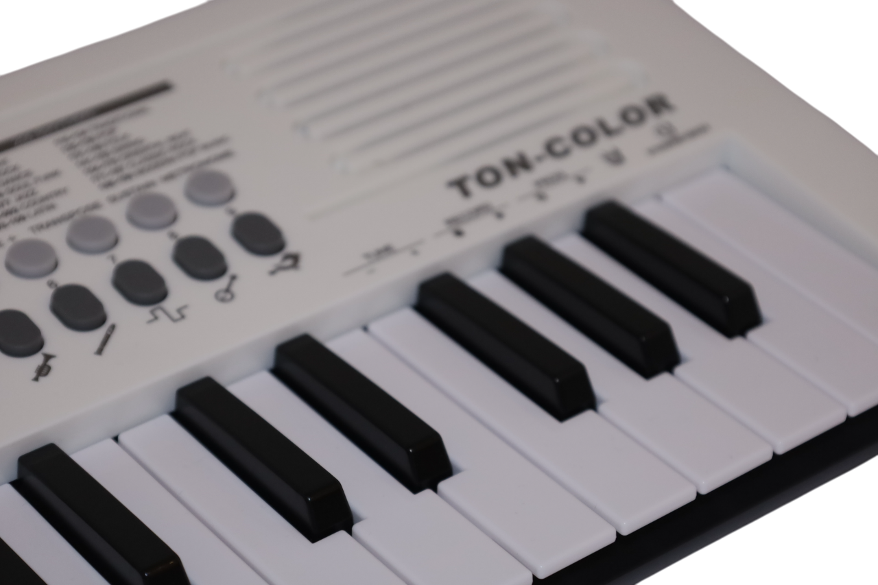 TON-Color teclado 37 Notas White Tonic-2