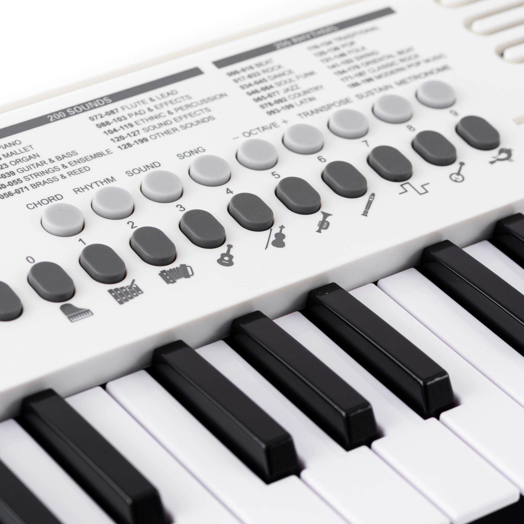TON-Color teclado 37 Notas White Tonic-2