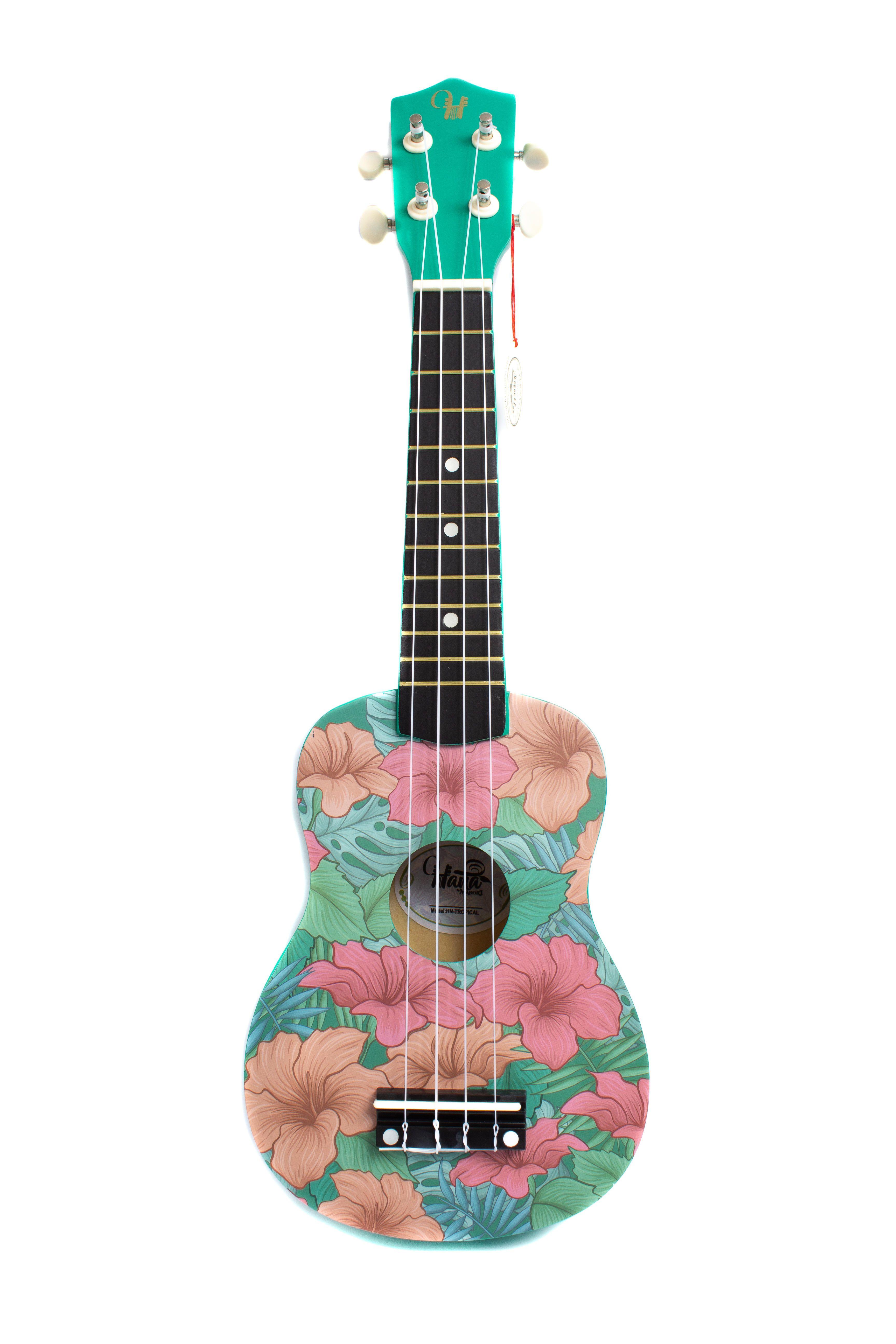 Ukelele Soprano Tropical + Funda HN-Tropical Hana-0