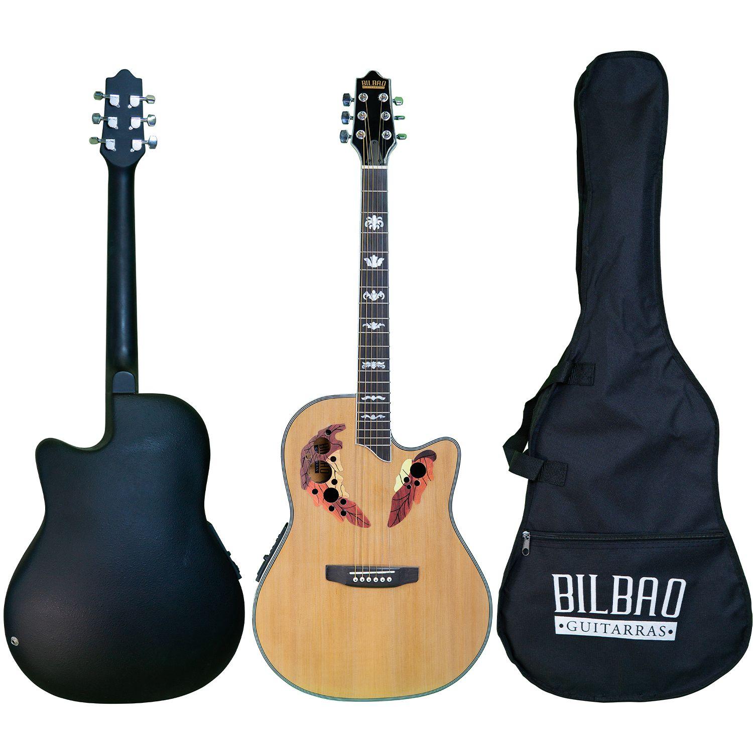 Guitarra Electroacústica Bilbao BIL-800CE-NT + Funda-5