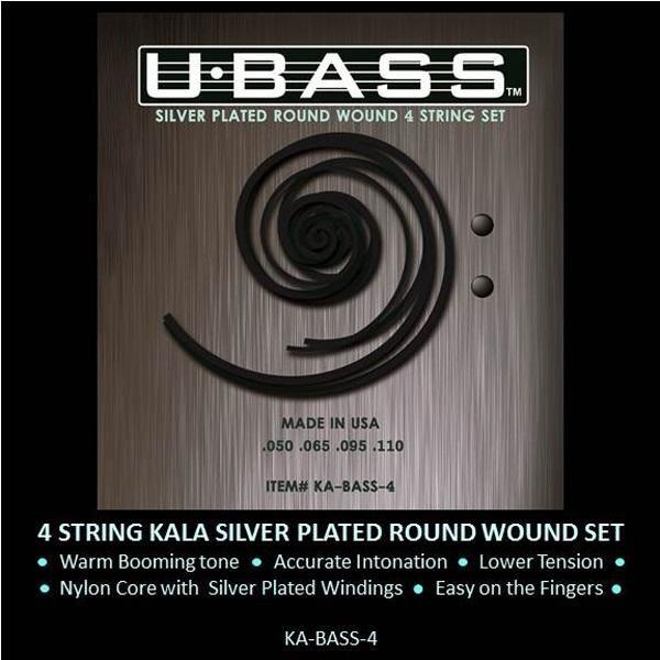 Set 4 Cuerdas U-Bass Kala Metal Round Wound Ka-Bass-4-0