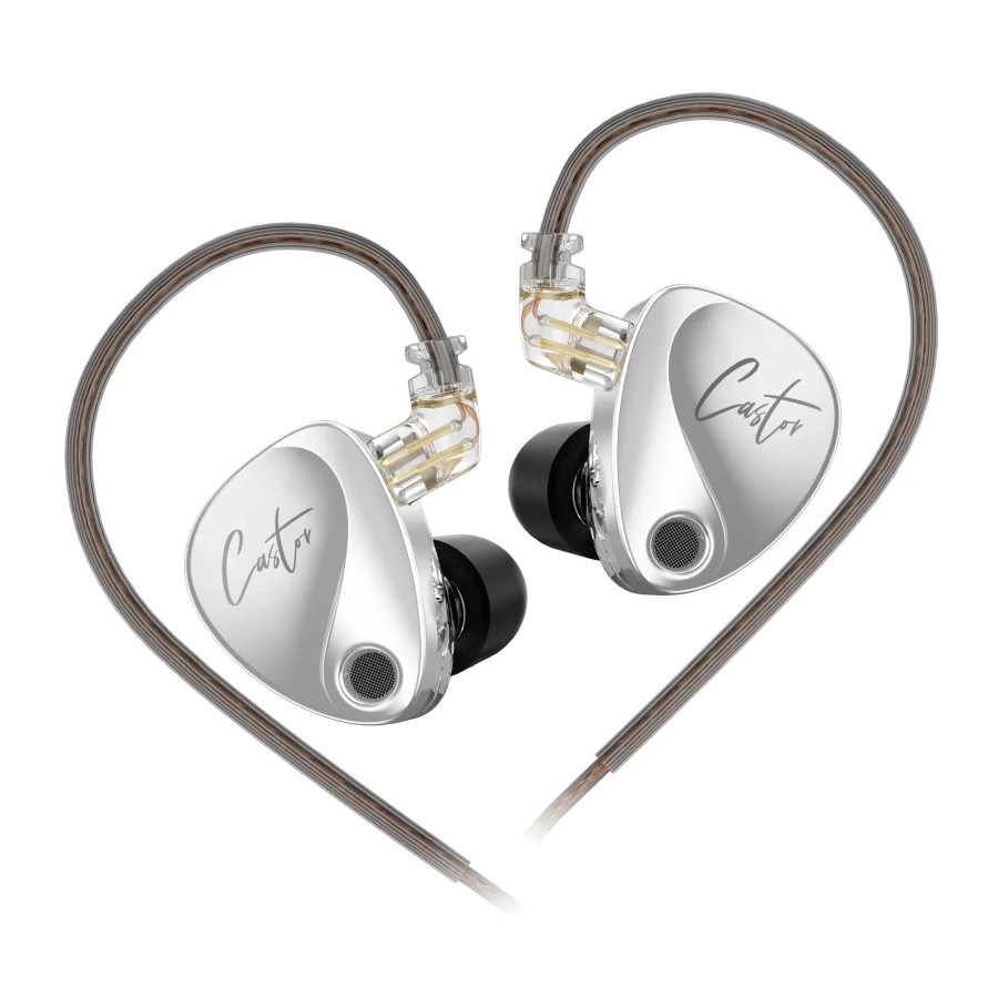 KZ Audífono Plateado CASTOR Standard ver.-0