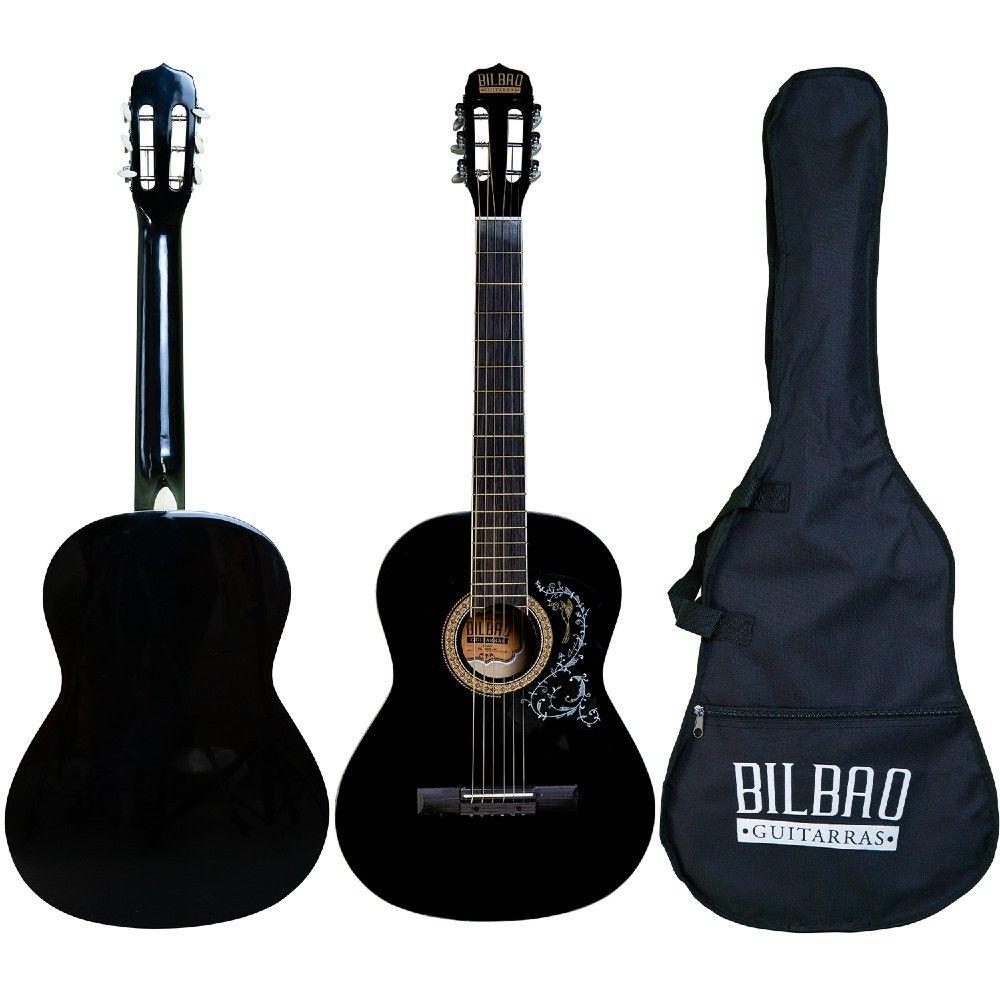 Guitarra acústica Bilbao BIL-39DS-BK + Funda-0